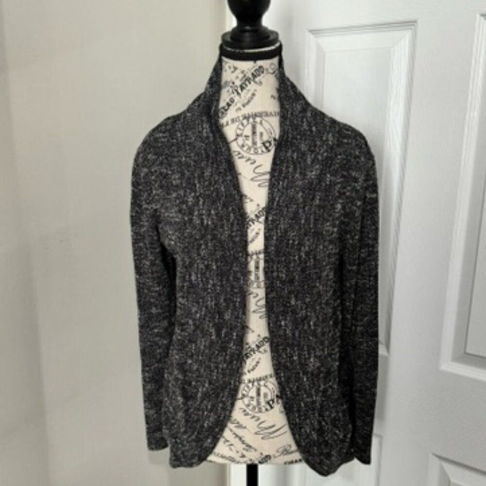 USED Woman's Aeropostale Long Sleeve Cardigan Color Charcoal Size S/P
